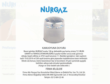 Tablet Screenshot of nurgaz.com